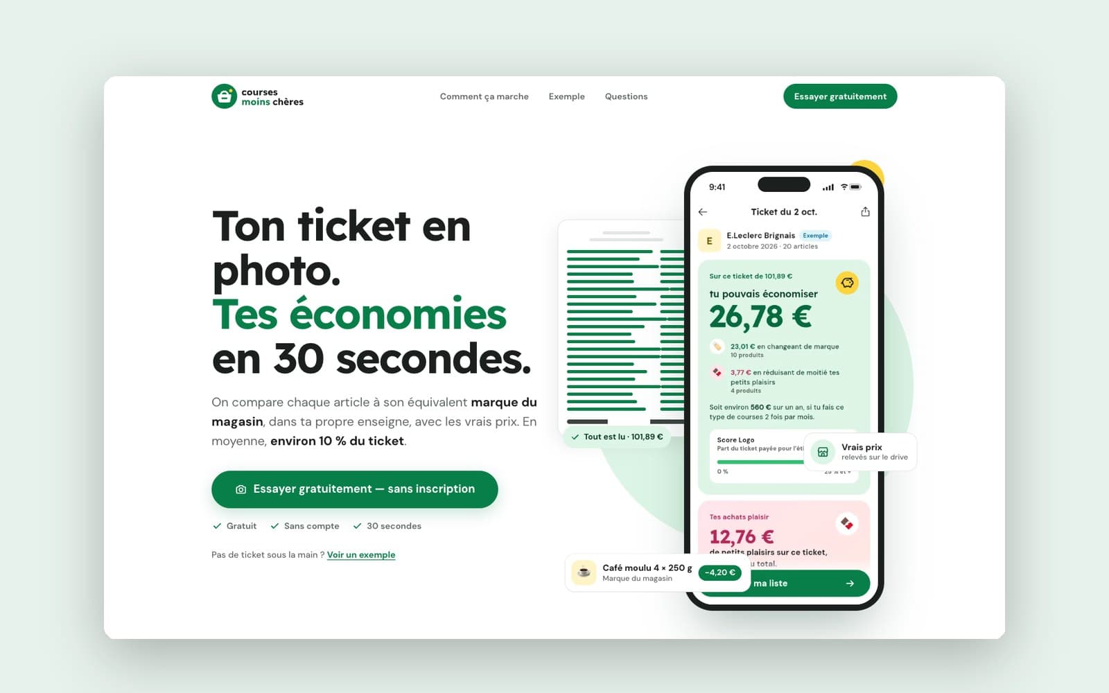 Courses Moins Chères
